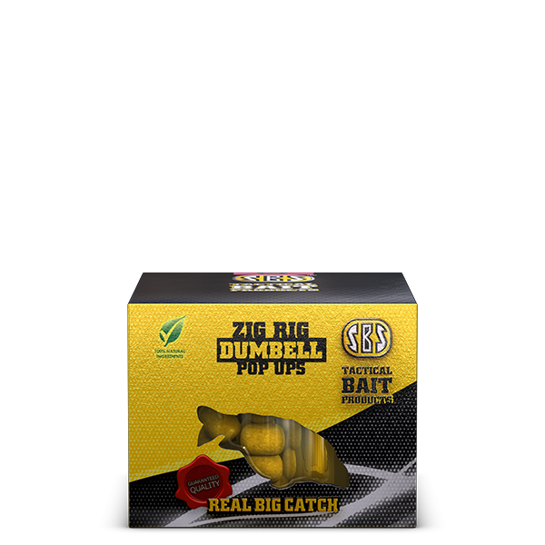 Zig Rig Dumbell Pop Ups Pineapple 16 mm 30 g